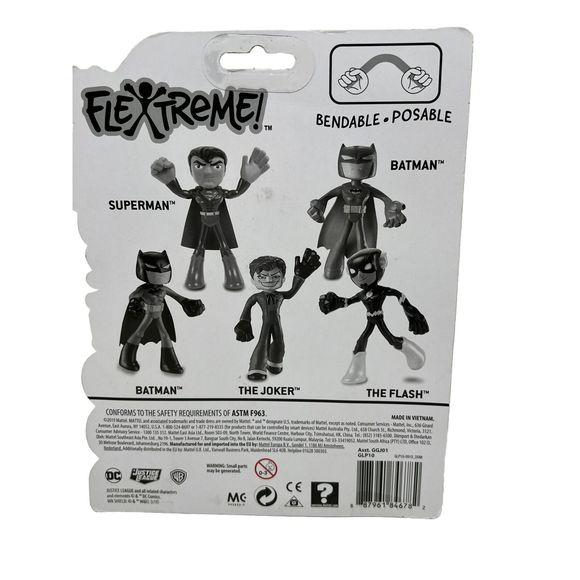 DC JUSTICE LEAGUE FLEXTREME BENDABLE/POSEABLE 7" SUPERMAN FIGURES - Picture 4 of 4